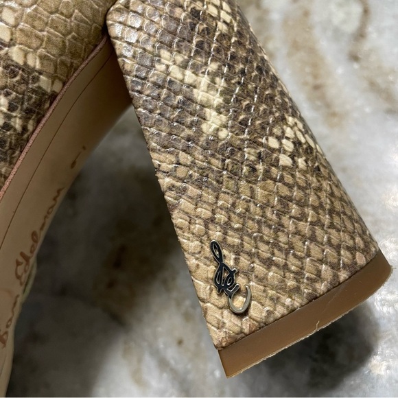 Sam Edelman CODIE Snakeskin Booties Women’s 9M - Picture 9 of 11